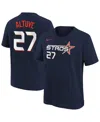 Nike Big Boys And Girls Jose Altuve Navy Houston Astros Fuse City Connect Name Number T-shirt In Blue