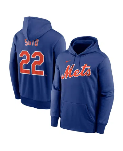 Nike Big Boys And Girls Juan Soto Royal New York Mets Name Number Pullover Hoodie