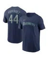 Nike Big Boys And Girls Julio Rodriguez Navy Seattle Mariners Home Player Name Number T-shirt