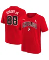 Nike Big Boys And Girls Luis Robert Jr. Red Chicago White Sox Fuse City Connect Name Number T-shirt In Red