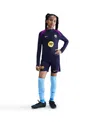 Nike Big Boys And Girls Navy Barcelona 2025/26 Strike Drill Quarter-zip Long Sleeve Top In Blue