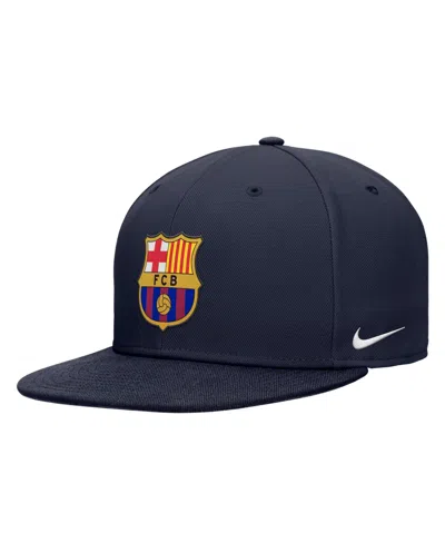 Nike Kids' Big Boys And Girls Navy Barcelona Pro Dri-fit Snapback Hat In Blue