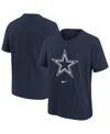 Nike Big Boys And Girls Navy Dallas Cowboys Primary Logo Legend T-shirt In Blue