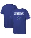 Nike Big Boys And Girls Navy Dallas Cowboys Sideline T-shirt In Blue