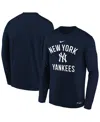 Nike Big Boys And Girls Navy New York Yankees Authentic Collection Legend Performance Long Sleeve T-shirt
