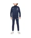 Nike Big Boys And Girls Navy Paris Saint-germain 2024/25 Academy Pro Performance Full-zip Track Suit In Navy