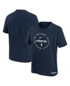 Nike Big Boys And Girls Navy Washington Wizards Practice Legend T-shirt In Navy