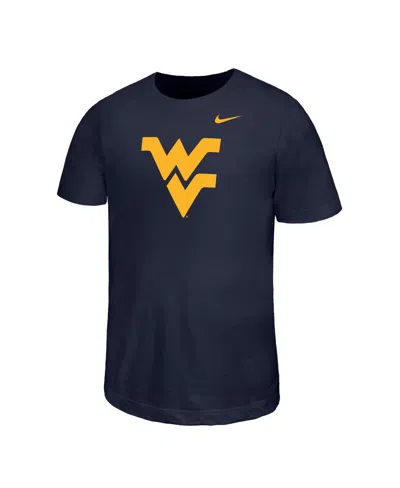 Nike Kids' Youth  Navy West Virginia Mountaineers Legend Color Pop Performance T-shirt In Blue