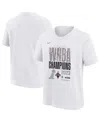Nike Big Boys And Girls  White Las Vegas Aces 2023 Wnba Finals Champions Authentic Parade T-shirt In White