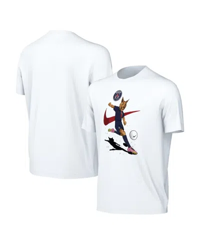 Nike Kids' Big Boys And Girls  White Paris Saint-germain Mascot T-shirt
