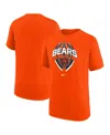 Nike Big Boys And Girls Orange Chicago Bears Icon Legend T-shirt In Orange
