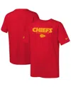 Nike Big Boys And Girls Red Kansas City Chiefs Sideline Team Issue T-shirt In Red