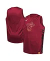 Nike Big Boys And Girls Red Miami Heat Courtside Starting Five Team Jersey In Red