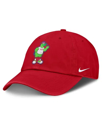 Nike Kids' Big Boys And Girls Red Philadelphia Phillies Mascot Club Adjustable Hat