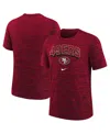 Nike Big Boys And Girls Red San Francisco 49ers Sideline Velocity Performance T-shirt In Red