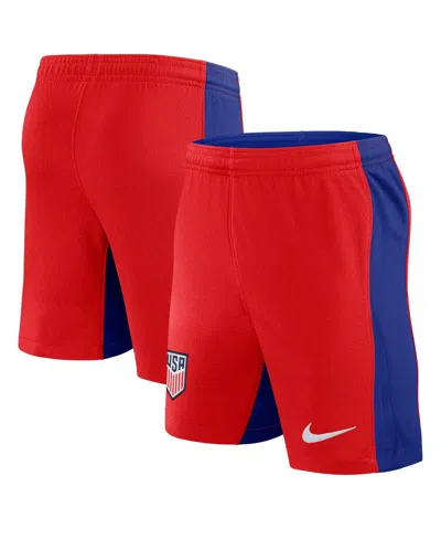 Nike Big Boys And Girls Red Usmnt 2024 Away Stadium Shorts