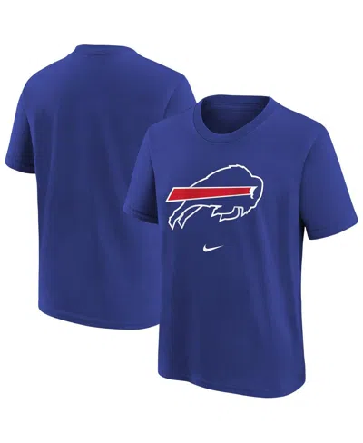 Nike Kids' Big Boys And Girls Royal Buffalo Bills Primary Logo Legend T-shirt In Blue