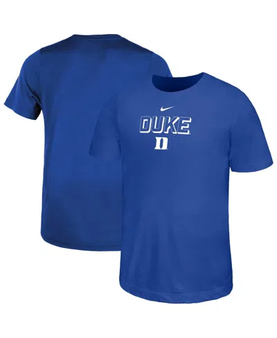 Nike Kids' Big Boys And Girls Royal Duke Blue Devils Legend Performance T-shirt