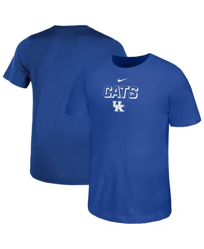 Nike Kids' Big Boys And Girls Royal Kentucky Wildcats Legend Performance T-shirt In Blue