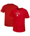 Nike Big Boys And Girls Scarlet Ohio State Buckeyes Legend Performance T-shirt In Red