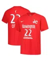 Nike Big Boys And Girls Sonia Citron Red Washington Mystics Explorer Edition Name Number T-shirt In Red