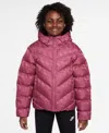 Nike Big Boys And Girls Sportswear All Day Play Loose-fit Puffer Jacket In Pink