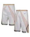 Nike Big Boys And Girls White Chicago Bulls 2024/25 City Edition Swingman Performance Shorts
