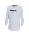 Nike Big Boys And Girls White Purdue Boilermakers 2025 Legend Bench Long Sleeve T-shirt In White