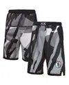 Nike Big Boys And Girlsâ Black Brooklyn Nets 2024/25 City Edition Swingman Performance Shorts