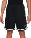 Nike Dri-fit Dna Big Kids' (boys') Basketball Shorts In Black,white