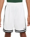 Nike Dri-fit Dna Big Kids' (boys') Basketball Shorts In White,black