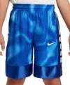 Nike Dri-fit Elite 23 Big Kids' (boys') Basketball Shorts In Game Royal,white