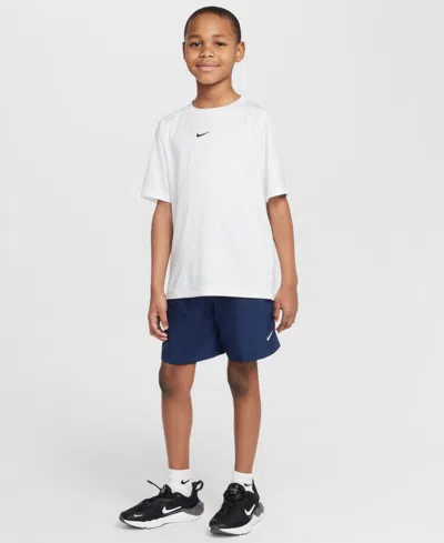 Nike Kids' Big Boys Dri-fit Multi Training Shorts In White