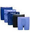 Nike Kids' Big Boys Dri-fit Polyester Color Holiday Briefs Underwear, 5-pack In Deep Royal Blue