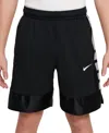 Nike Big Boys Elite Dri-fit Basketball Shorts In Black