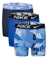 Nike Boys' 3 Pack Essential Boxer Briefs - Little Kid, Big Kid In White,university Blue