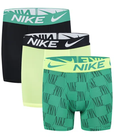 Nike Big Boys Essential Dri-fit Boxer Briefs, Pack Of 3 In Multi