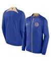 Nike Big Boys  Blue Chelsea 2023/24 Academy Pro Anthem Raglan Performance Full-zip Jacket In Blue