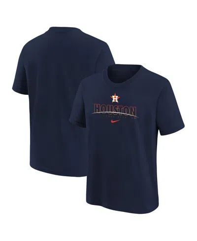Nike Kids' Big Boys  Navy Houston Astros Local T-shirt