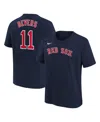 Nike Big Boys  Rafael Devers Navy Boston Red Sox Home Player Name And Number T-shirt In Navy