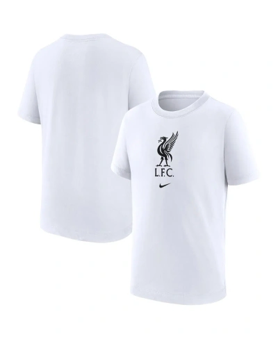 Nike Kids' Big Boys  White Liverpool Crest T-shirt