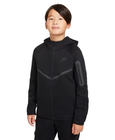 NIKE BIG BOYS SPORTSWEAR FULL-ZIP TECH FLEECE HOODIE