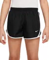 Nike Kids' Dry Tempo Running Shorts In Black