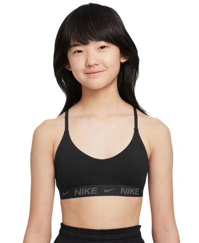 Nike Kids' Big Girls Indy Sports Bra In Black,black