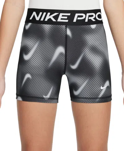 Nike Kids' Big Girls Pro Dri-fit 3" Shorts In Black