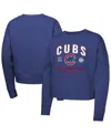 Nike Big Girls Royal Chicago Cubs Fleece Sweatshirt In Royal