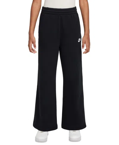NIKE BIG GIRLS SPORTSWEAR CLUB FLEECE WIDE-LEG SWEATPANTS
