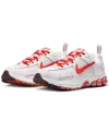 Nike Big Girls Vomero 5 Casual Sneakers From Finish Line In White,light Crimson