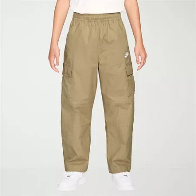 Nike Big Kid Boys Wide Leg Active Cargo Pant In Green