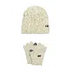 Nike Big Kids' 2-piece Cable Gifting Beanie Set In White
